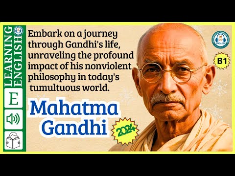 learn English through story level 3 🍁Mahatma Ghandi | WooEnglish