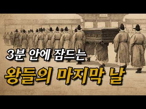 🌙3분 안에 꿀잠ㅣ조선왕조실록 왕들의 마지막 밤ㅣ오디오북ㅣ수면, 태교ㅣASMR