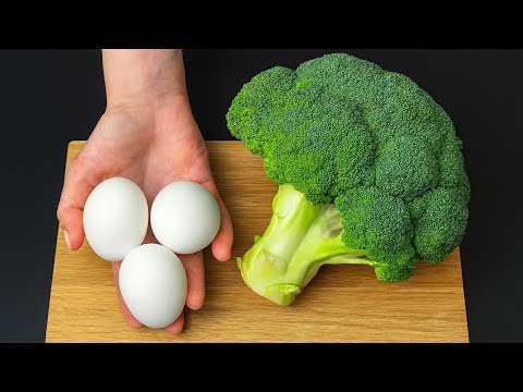 🥦Just add eggs to broccoli! A simple and delicious Italian dinner!
