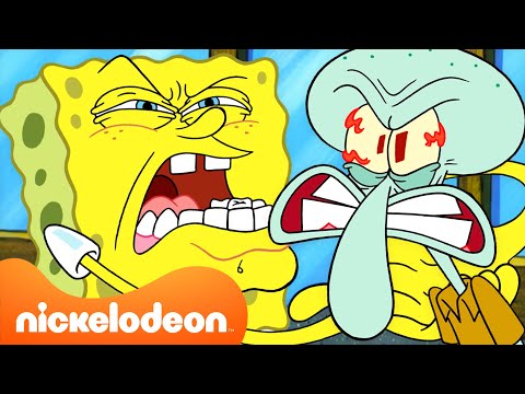 Губка Боб | СпанчБоб ссорится с друзьями целых 60 минут | @SpongeBobOfficial | Nickelodeon Cyrillic