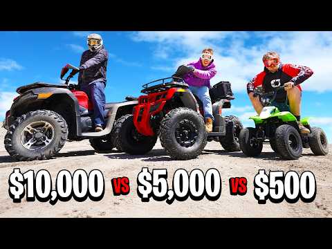 $500 VS $10,000 ATVs!