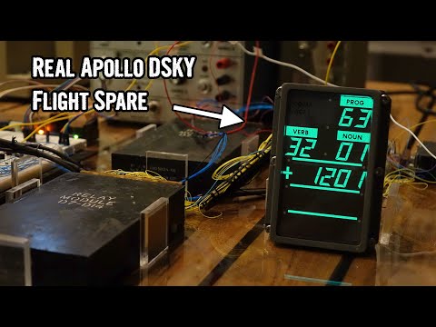 Apollo Guidance Computer Part 28: real DSKY display works again after 50 years