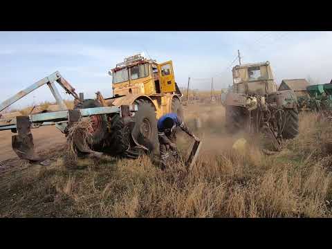 Трактор Кировец. Часть 2. Отвальная вспашка. Калым.