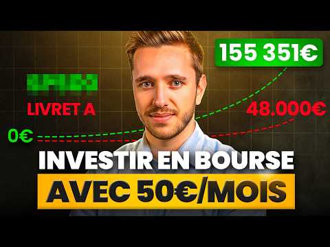Comment INVESTIR en BOURSE avec un PETIT CAPITAL ? (50€/mois)