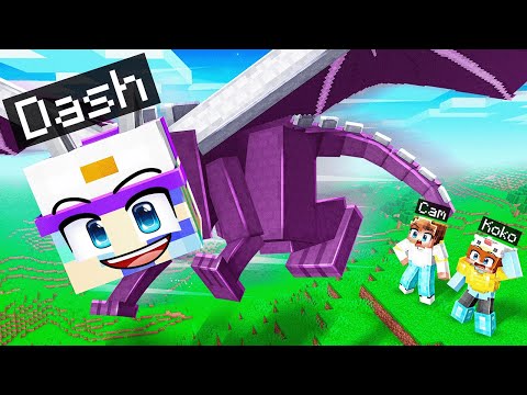 I Pretended to be a DRAGON Then Beat Minecraft!