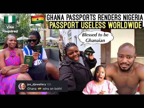 E DON HAPPEN‼️😭 NIGERIANS IN TEARS AS GHANA PASSPORTS CRIPPLED NIGERIAN PASSPORT WORLDWIDE 