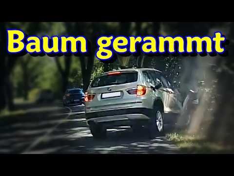 Baum gerammt, Unterlassene Hilfeleistung + Bewusstlosigkeit | DDG Dashcam Germany | Unfallfolge #16