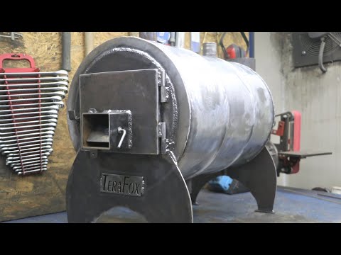 Из БАЛЛОНА с БОЧКОЙ собрал ПЕЧЬ и не ожидал ...