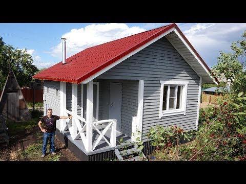 Как построить каркасный дом с баней.