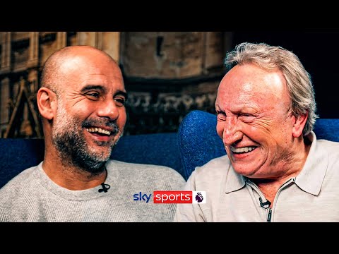 "Don't tell Jose!" 👀 | Pep Guardiola meets Neil Warnock 🤣