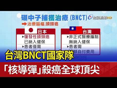 台灣BNCT國家隊 「核導彈」殺癌全球頂尖