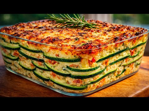 This is my favorite recipe! This season you should eat more vegetables! New way to cook zucchini!