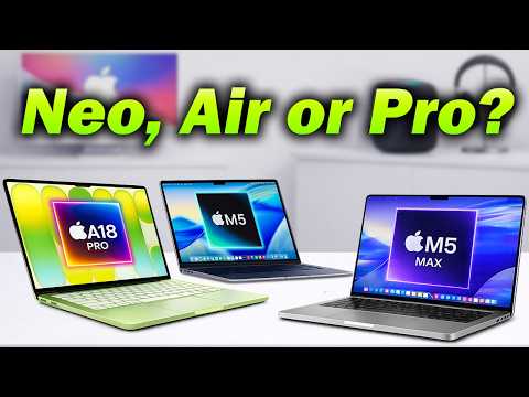 MacBook Neo vs MacBook Air vs MacBook Pro — Don't Buy WRONG in 2026!