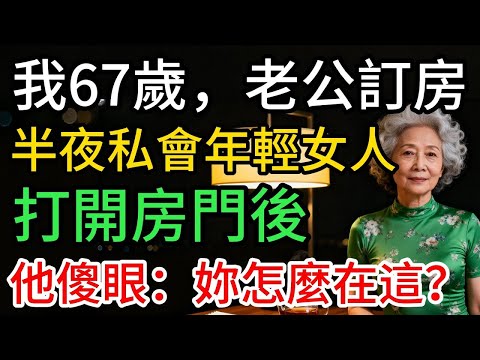 我67歲，老公私會年輕女人，推開房門那刻，他懵了：妳怎麼會在這？