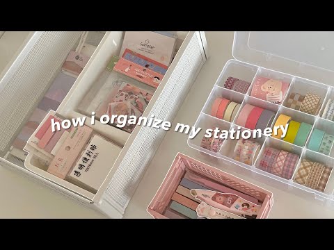 how i organize my stationery ✨ | aliexpress haul ft. jianwu store