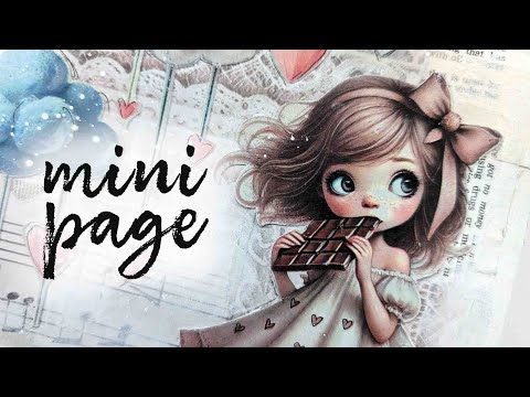 ❤️ Turn Digital Papers into a Beautiful Valentine’s Mini Page (6) ! 💌