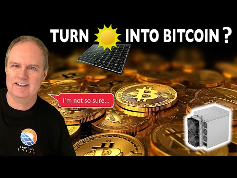Is Mining Crypto More Profitable than Exporting Excess Solar Energy…?