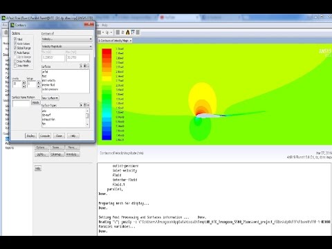 Ansys Fluent Tutorial - Flow over an airfoil