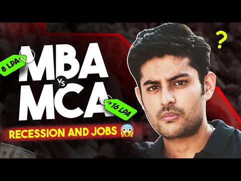MBA vs MCA which is better? Jobs and recession reality😱 in 2024