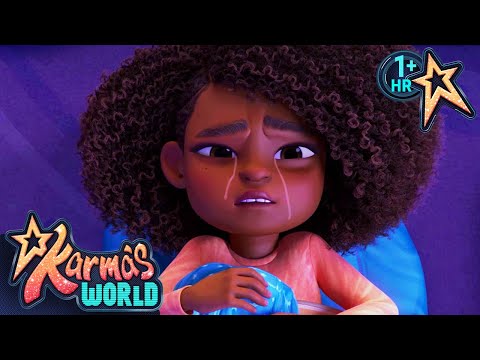Hair Comes Trouble | FULL EPISODES | Cartoons for Kids | Karma's World | 9 Story Fun