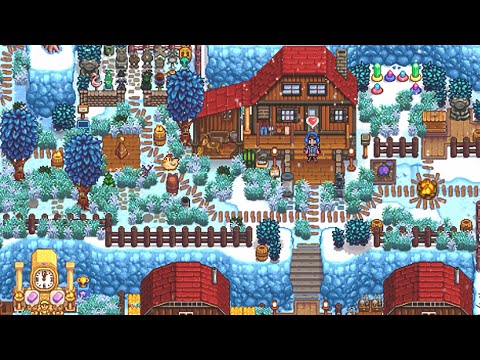 These stardew valley winter cozy music to work in the morning