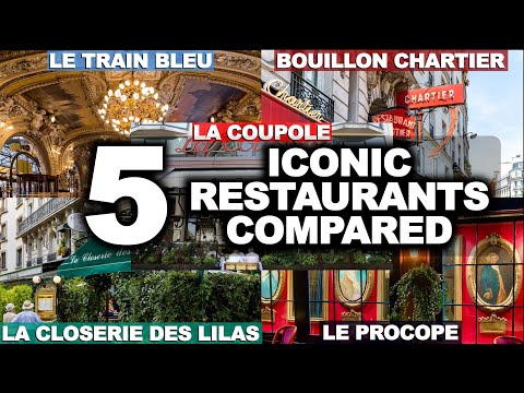 I review the 5 Most ICONIC Restaurants You Can Try in PARIS
