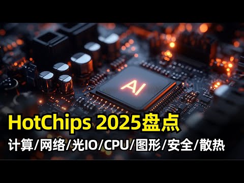 【人工智能】HotChips 2025七大领域全盘点 | AI计算 | 网络 | 光IO | CPU | 图形 | 安全 | 散热 | AMD | Intel | Nvidia | Google