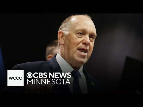 Border czar Homan working on "draw down" plan in Minnesota