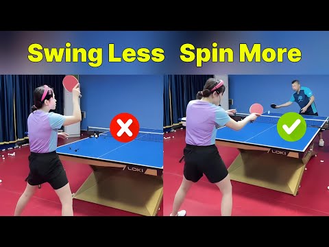 Swing LESS, Spin MORE: The "Brush, Drive, STOP" Formula for a Vicious Forehand Loop