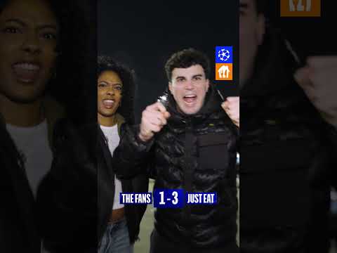 Could you do this first time? 🤔#UCLdeliver @JustEatTakeaway