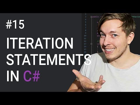 15: Iteration Statements in C# | Loops in C# | C# Tutorial For Beginners | C Sharp Tutorial