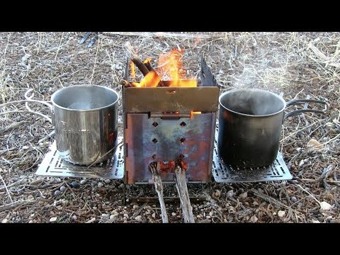 Firebox Camping Stove Hidden Feature Discovered! Warming Rack!