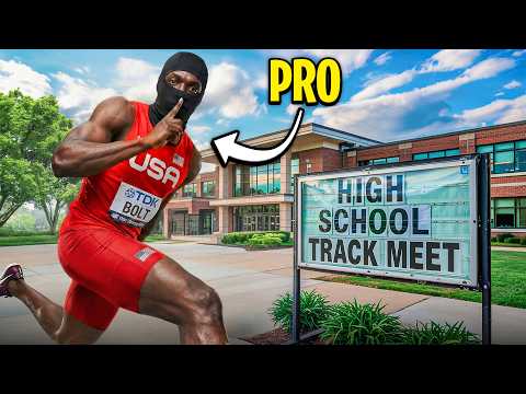 I Snuck A Olympian Into A High School Track Meet