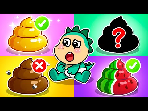 🤢Eww! Goo Won’t Stop Pooping,💩 Spike Can’t Change a Diaper 👶! Stories for Kids by Fire Spike 🔥