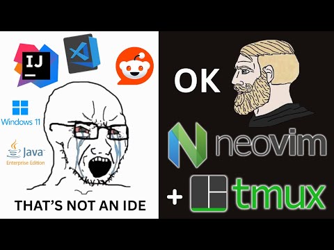 You Don't Need an IDE: NeoVim + TMUX Workflow in Real World Projects