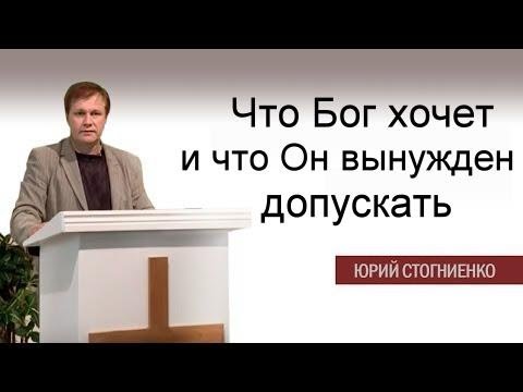 Что Бог хочет и что Он вынужден допускать  Юрий Стогниенко
