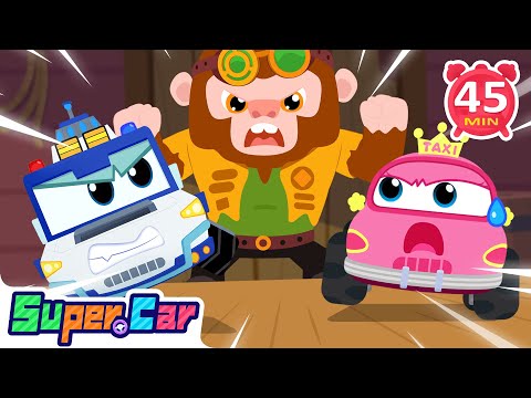 玩具大盜 + 更多汽車兒歌🎵 | 交通工具🚗 | 熱門TOP🔥 | 兒歌🎶 | 動畫📺 | 超級汽車兒歌🚙 | 超級汽車