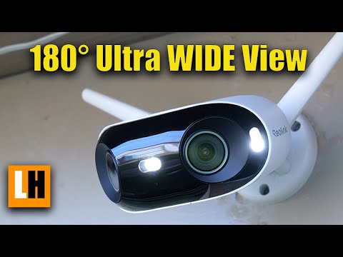 Reolink Elite WiFi – Compact 4K Dual-Lens 180° Security Cam!
