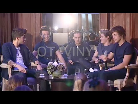 One Direction doing promo in Paris for 'Take Me Home'