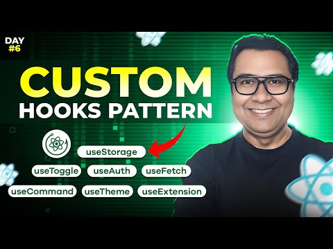 MASTER React Custom Hook Pattern with Real-World Examples || Day 06
