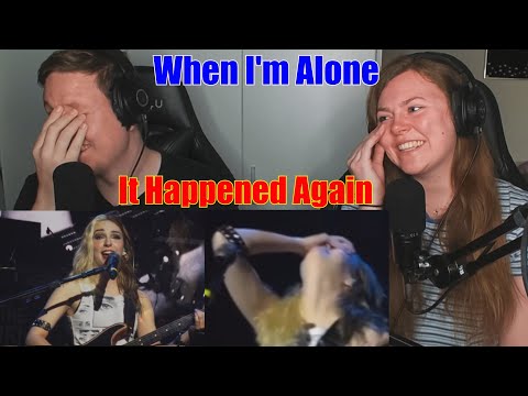 Couple First Reaction To - The Warning: When I'm Alone [Live]