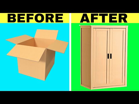 5 COOL CARDBOARD FURNITURE FOR HOME | DIY CARDBOARD RECYCLE IDEAS | BEST OUT OF WASTE CRAFT
