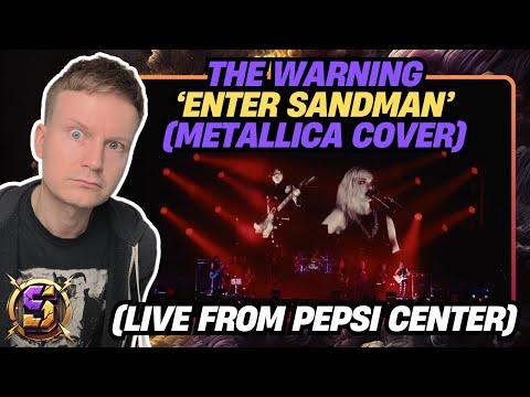 WOW! THIS RULES! | The Warning - Enter Sandman (Metallica Cover) LIVE | Pepsi Center CDMX | Reaction