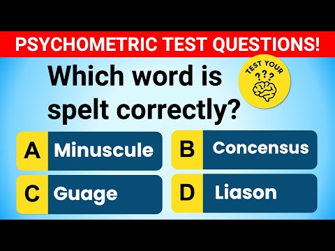 30 PSYCHOMETRIC TEST QUESTIONS, EXPLANATIONS & ANSWERS! (How to PASS a PSYCHOMETRIC TEST) 100% PASS!