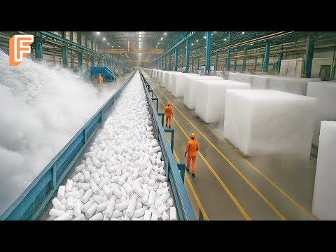 How Millions of Tons of Dry Ice Are Made In Mass Production Line