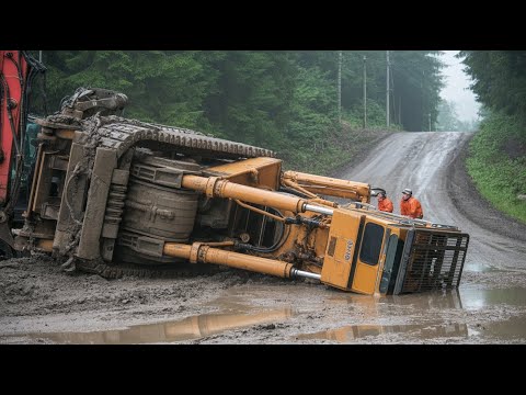 Scary Mistakes With Heavy Equipment And Idiots On Excavators That Will Shock You