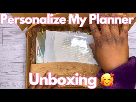 2026 Personlize My Planner Unboxing 