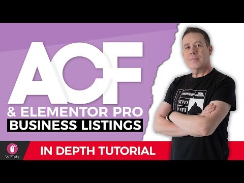 Advanced Custom Fields Pro & Elementor Pro - Business Listing Website