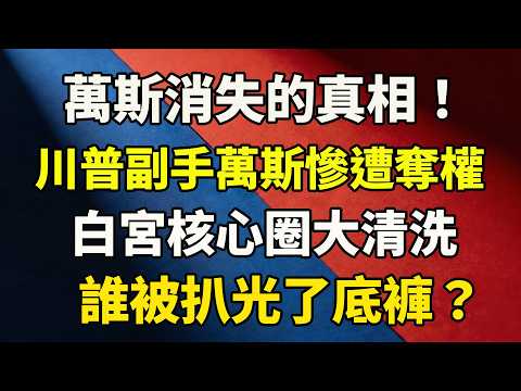【突發】萬斯消失的真相！川普反戰副手萬斯慘遭「奪權」徹底淪為笑話！白宮核心圈大清洗，誰被扒光了底褲？ ！ #戶子對話 #時事熱點 #時事評論
