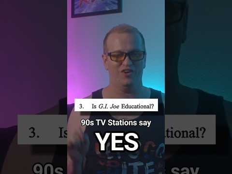 When 90s TV stations said G.I. Joe was educational #beastwars #gijoe #fcc